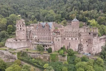 Rundflug über Heidelberger SCHLOSS,Mannheim,Odenwald
