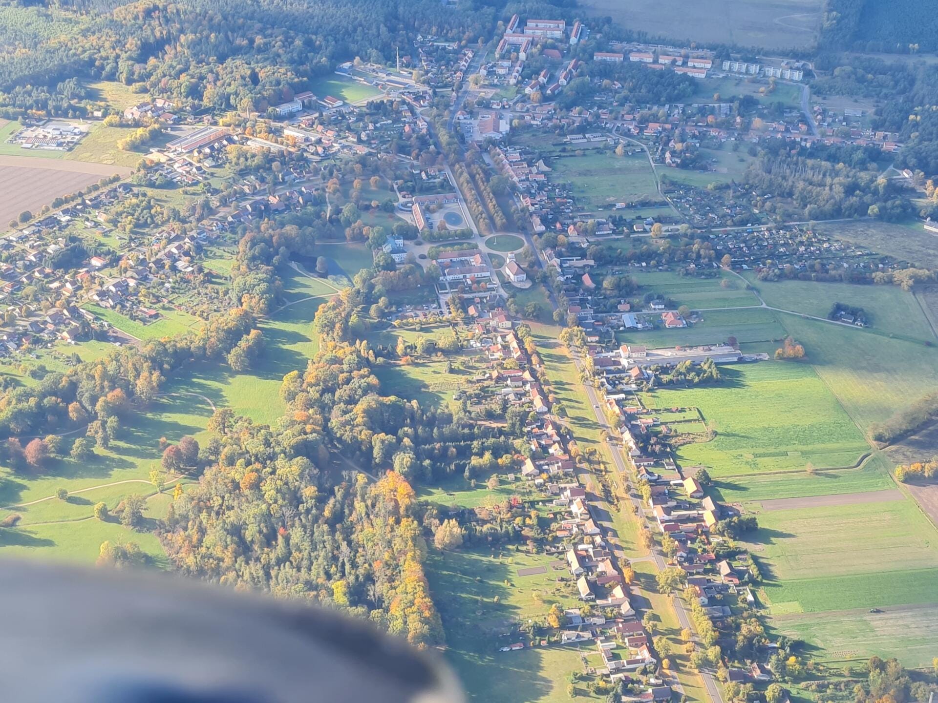 Ein "kleiner" Rundflug über das Oderbruch, entlang der ODER