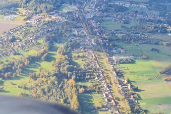 Ein "kleiner" Rundflug über das Oderbruch, entlang der ODER