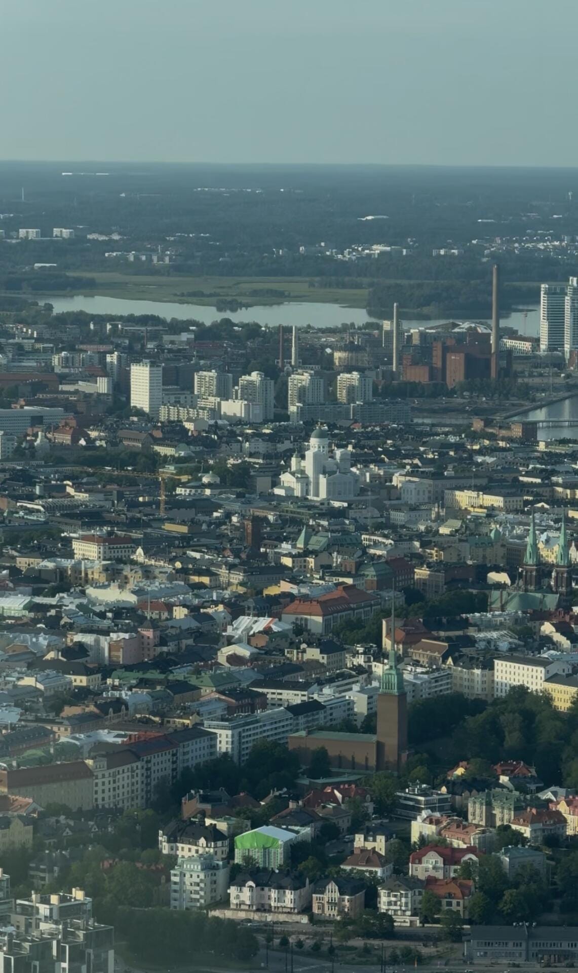 Private Flight Over Helsinki City