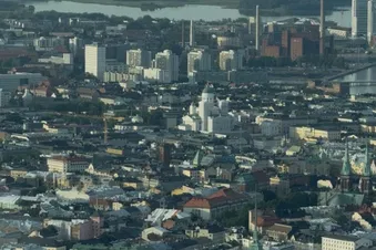 Private Flight Over Helsinki City