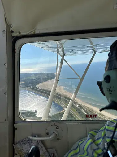 Discover Zeeland in a vintage aircraft.