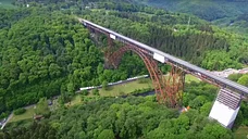Ab ins bergische -Dhünntalsperre & Eisenbahnbrücke Müngster