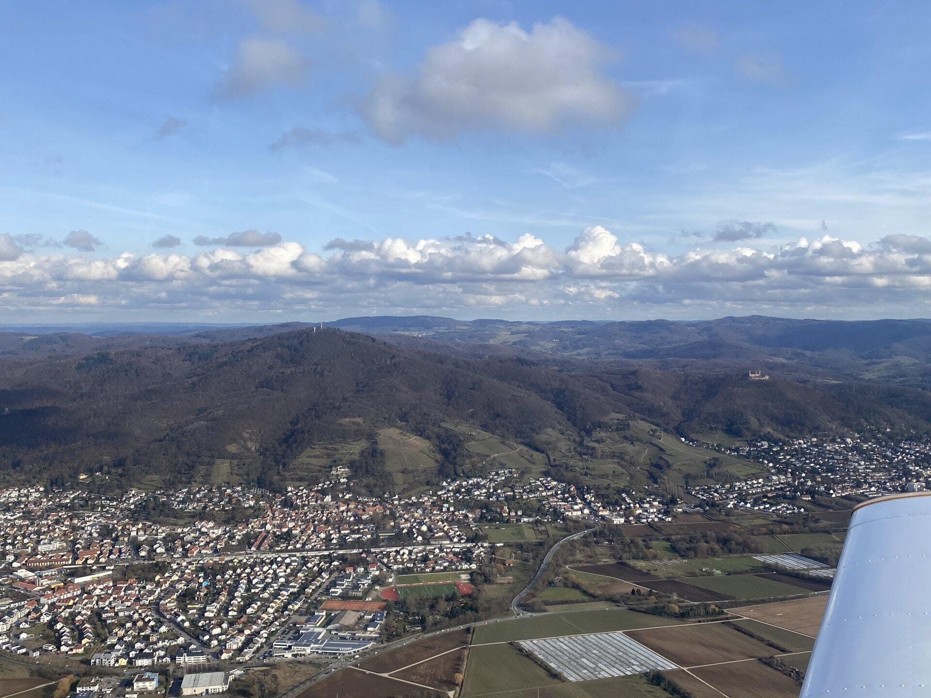 Rundflug über Frankfurt und das Rhein-Main-Gebiet (Cherokee)