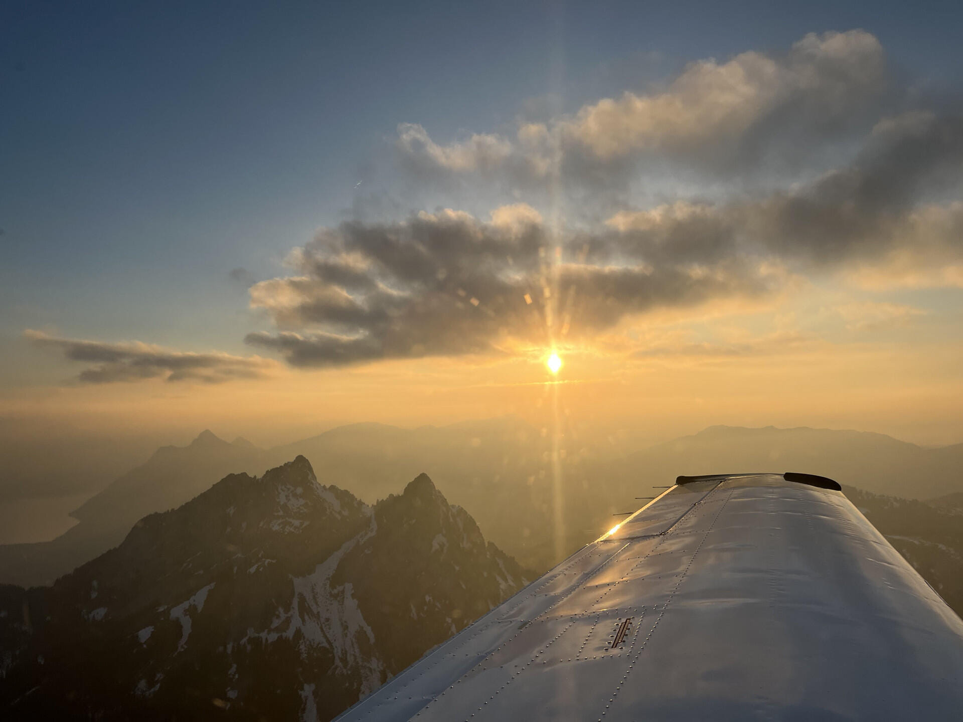 Sonnenuntergang bei den Mythen