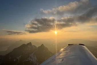 Sonnenuntergang bei den Mythen