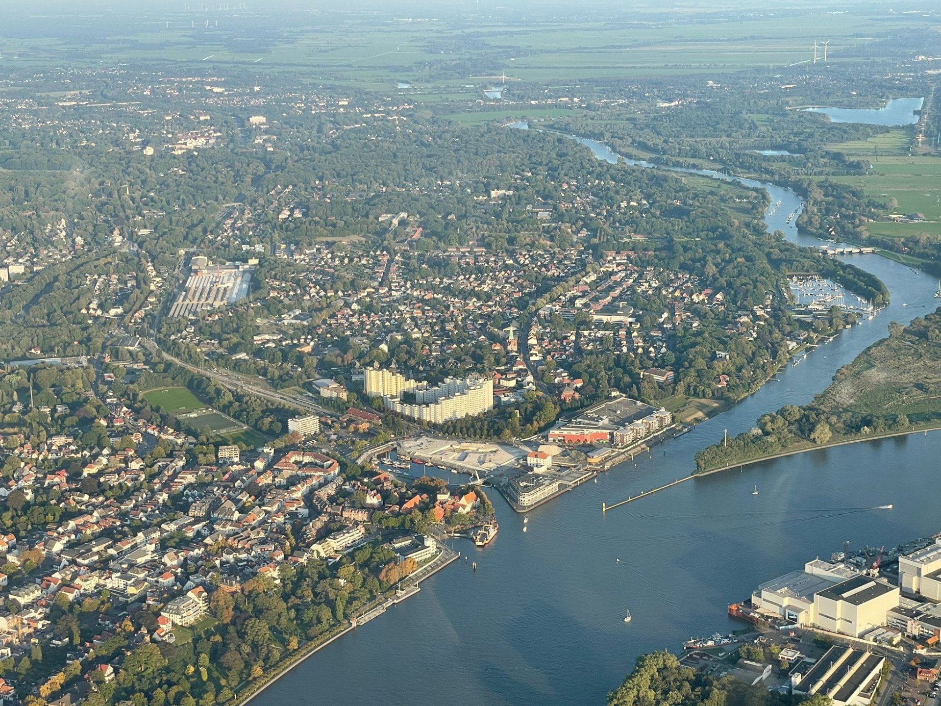 Rundflug über Bremen und umzu!