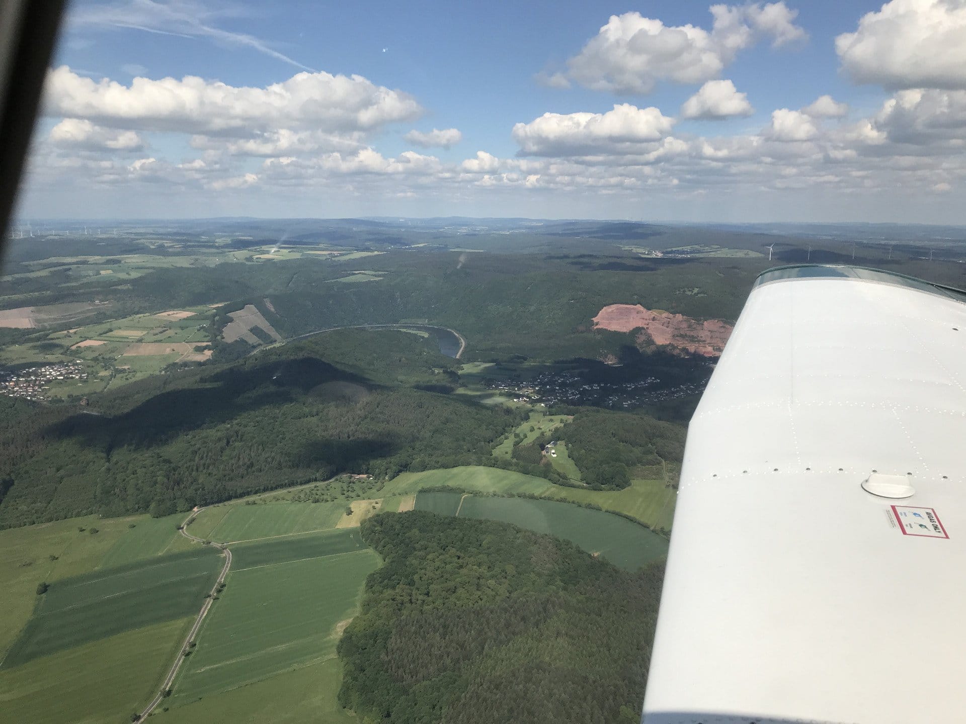 Rundflug über Rügen