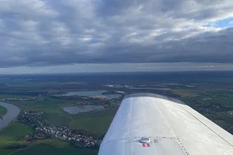 Rundflug über Leipzig, Halle und Umgebung
