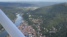 Heidelberg und Schlossruine von oben