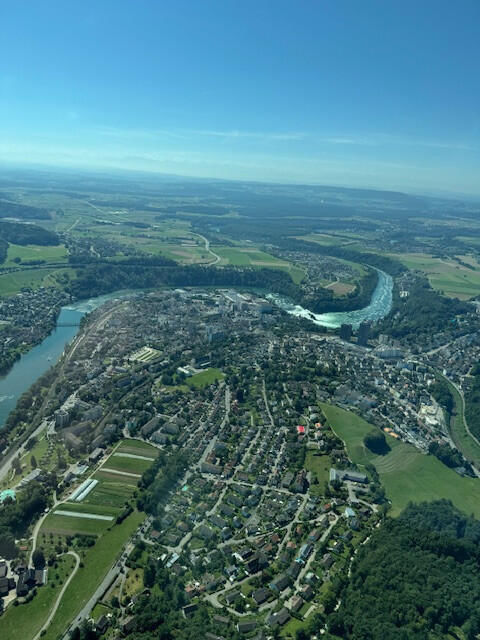 Rheinfall - Schwarzwald Flug (nur bei min. 3 Gäste)