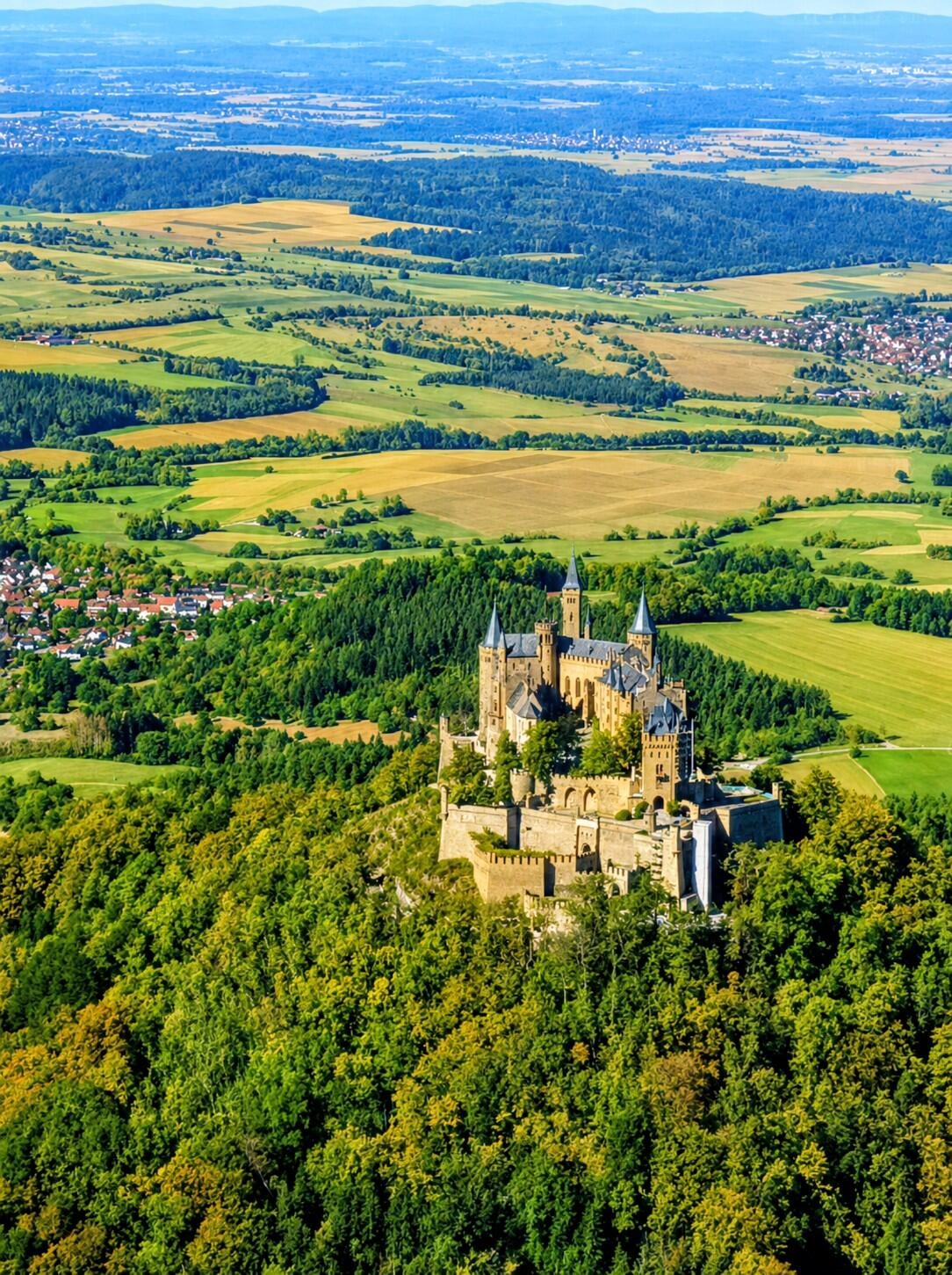 Schloss Hohenzollern aus der Nähe