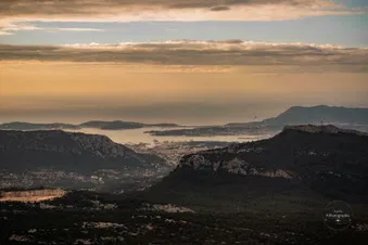 Mont Caume, Mont Faron, Rade de Toulon, La Seyne sur Mer, Les Deux Frères