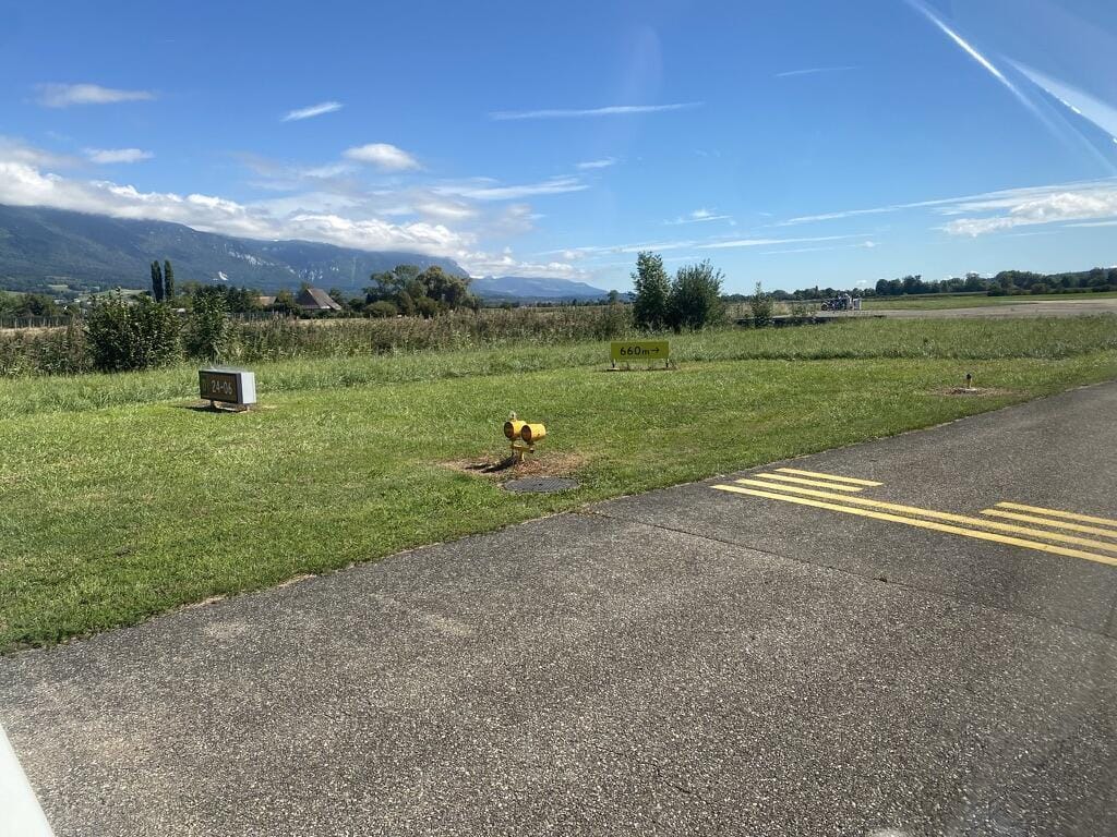 Flugtaufe mit Zwischenlandung in Bern-Belp