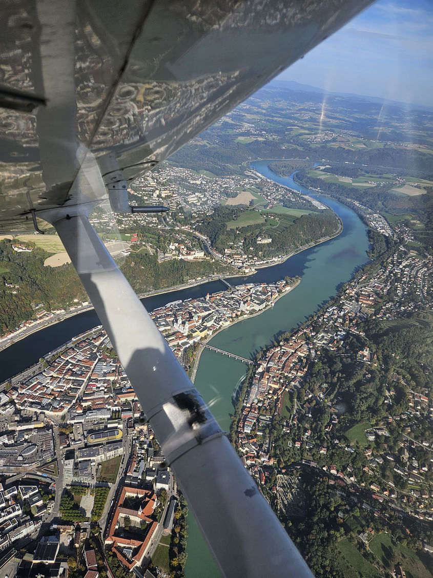 Rundflug Passau und Umgebung