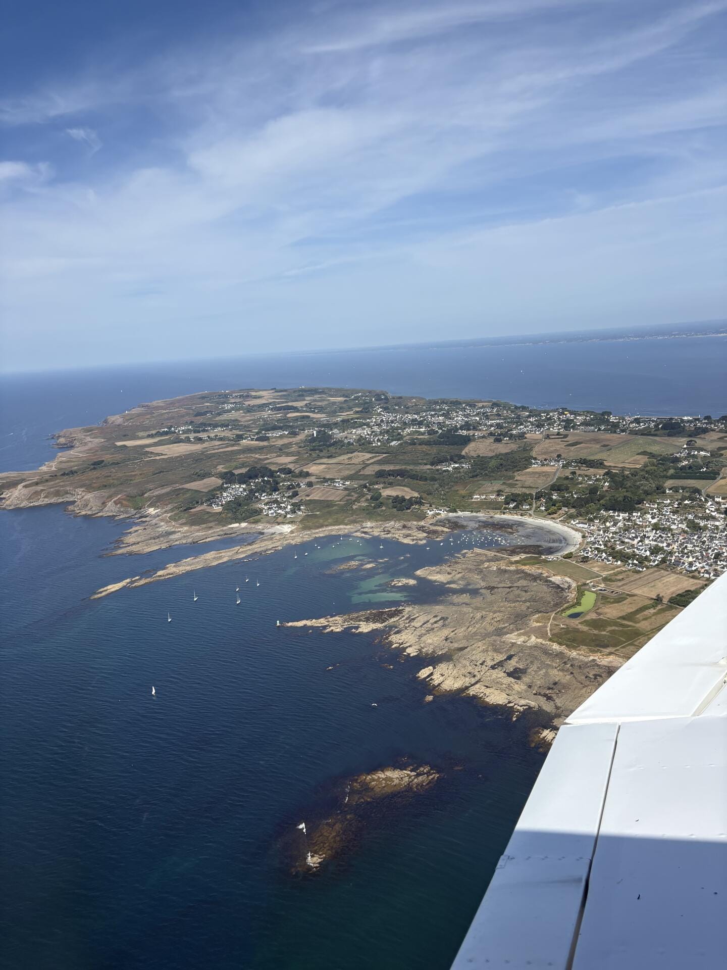 Groix vue du ciel