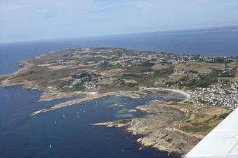 Groix vue du ciel