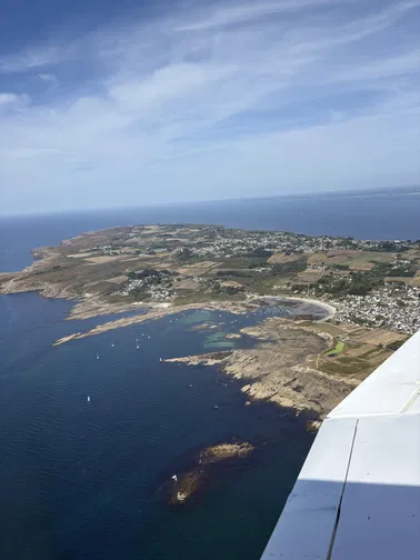 Groix vue du ciel