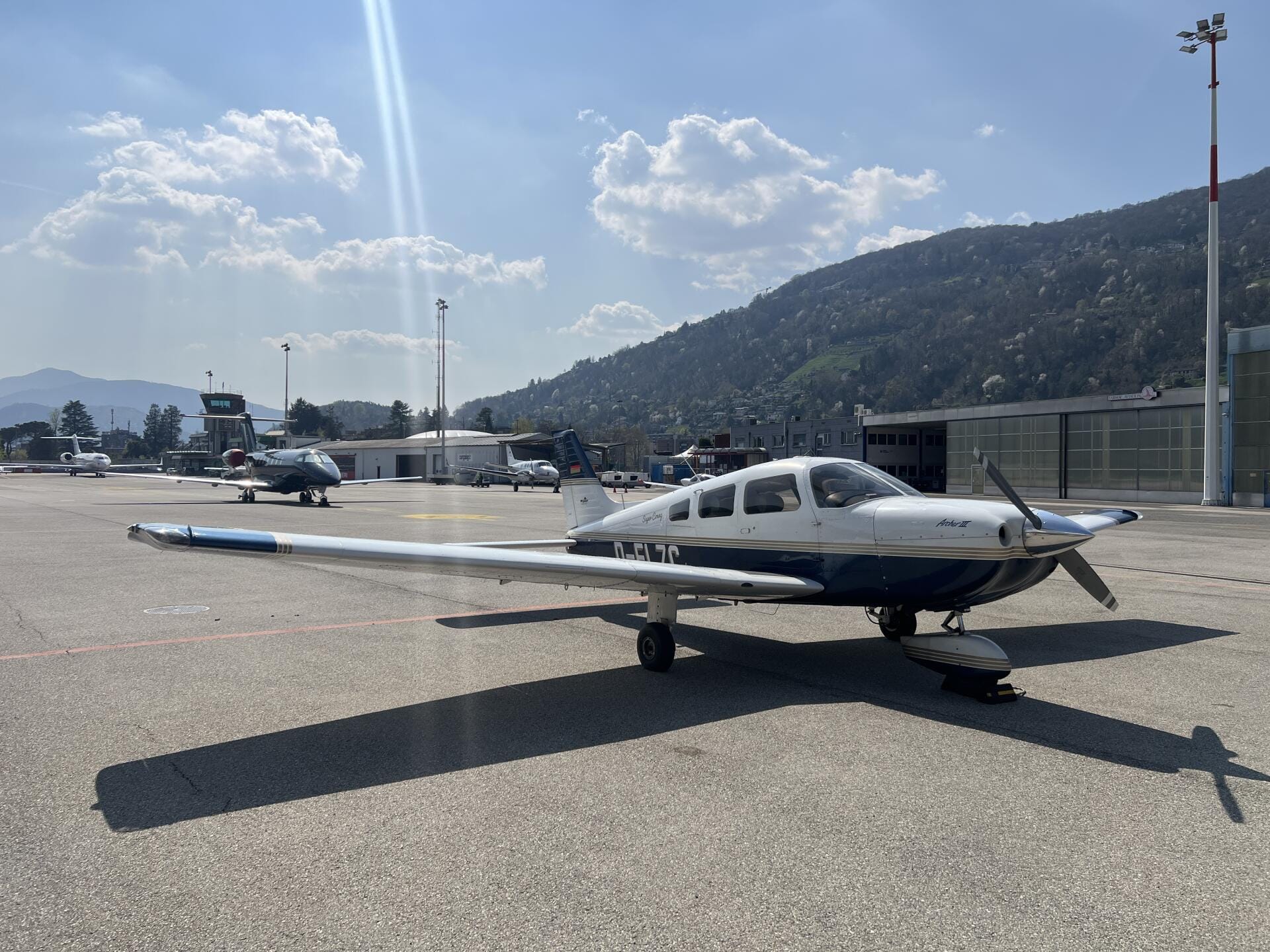 Die "ZC" heißt bei uns "Super Conny" und ist mein Lieblingsflugzeug in der Vereinsflotte.