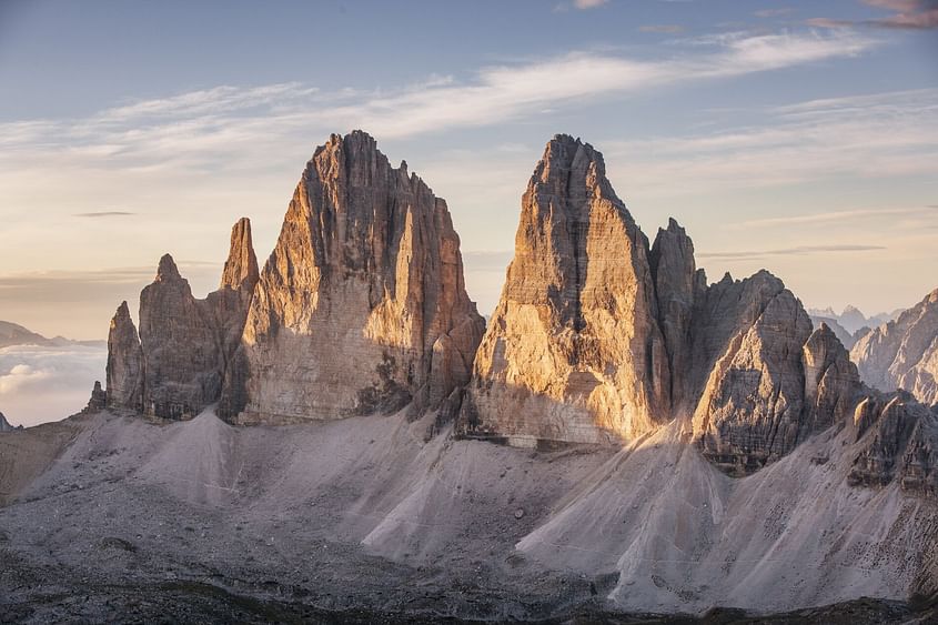 Erweiterter Alpenrundflug in die Dolomiten