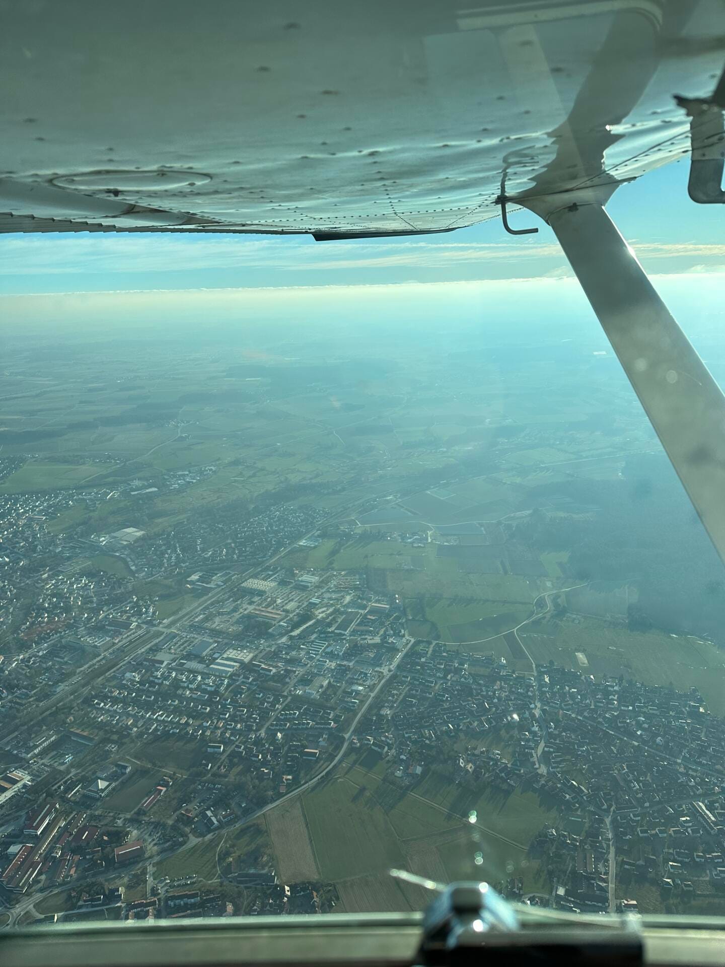 Rundflug Augsburg, Donau und Lech von oben