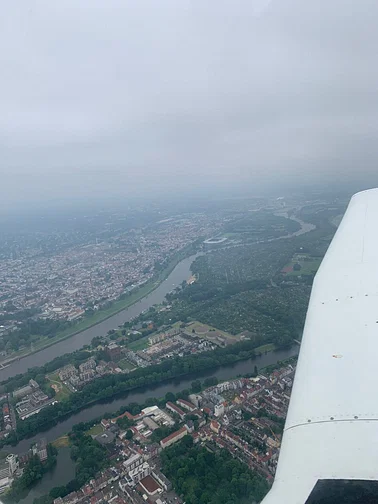 Rundflug über Bremen