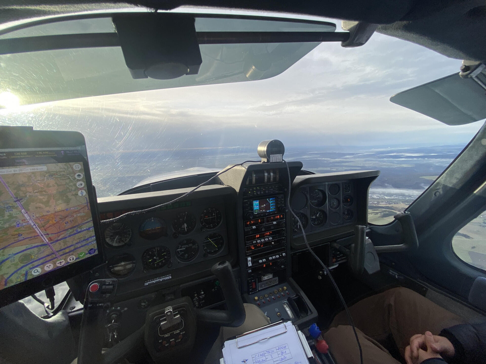 Hochflug über Nürnberg, aus 2500m Höhe