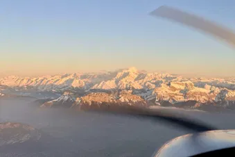 La vallée du Grésivaudan et ses lacs environnants.