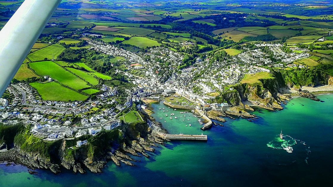 Fowey and Mevagissey Sightseeing flight experience