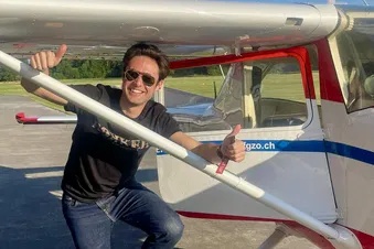 I'm Andrea and i'm looking forward to to fly you on the Swiss Alps