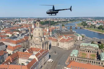 30 Minuten über den Dächern von Dresden
