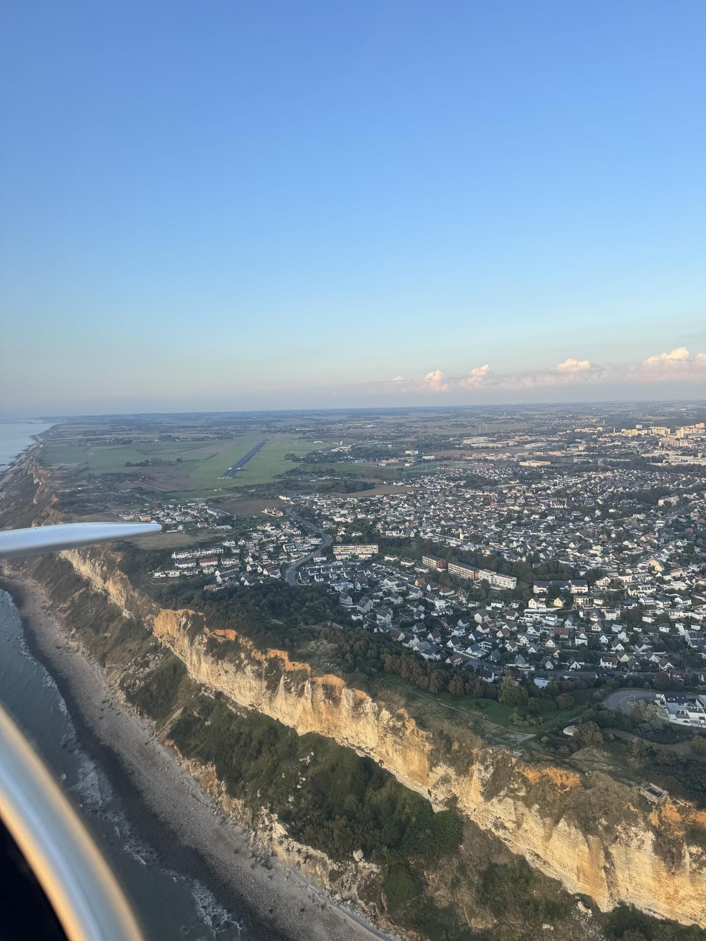 Survol du Havre, Étretat, Deauville