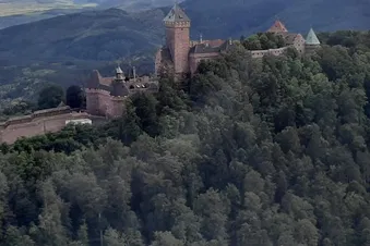 Les châteaux le long du vignoble Alsacien
