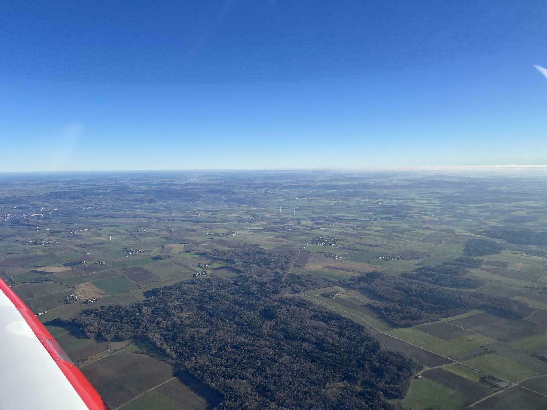 Flugroute nach Wunsch