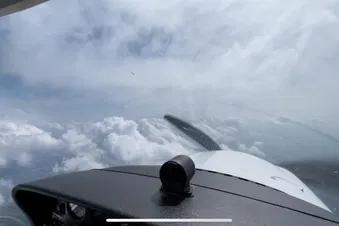 Über den Wolken Schleswig-Holsteins