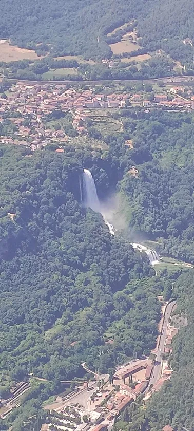 Turano lake and Marmore waterfalls
