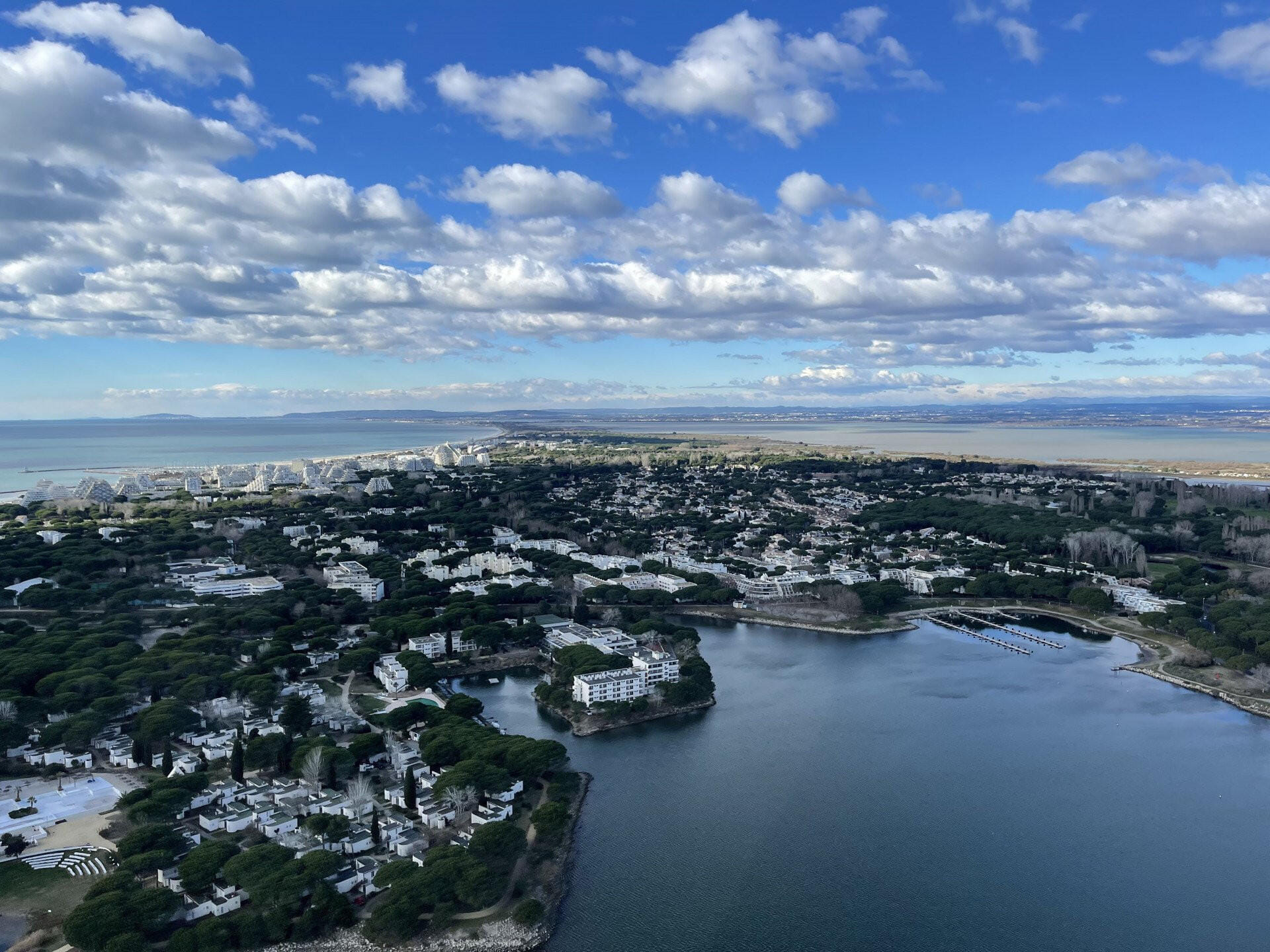 Camargue en hélicoptère, littoral de Montpellier !