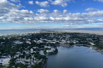 Camargue en hélicoptère, littoral de Montpellier !