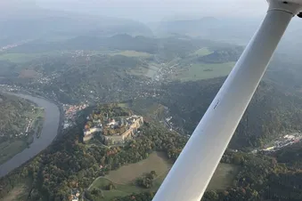 Dresden - Sächsiche Schweiz - Moritzburg - Rundflug