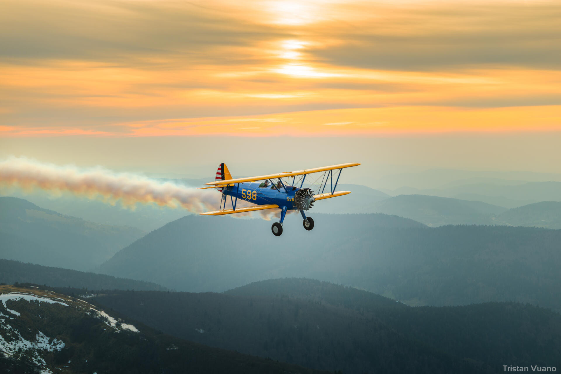 [BOEING STEARMAN] Vol de 45 min en Biplan PT13D de 1943