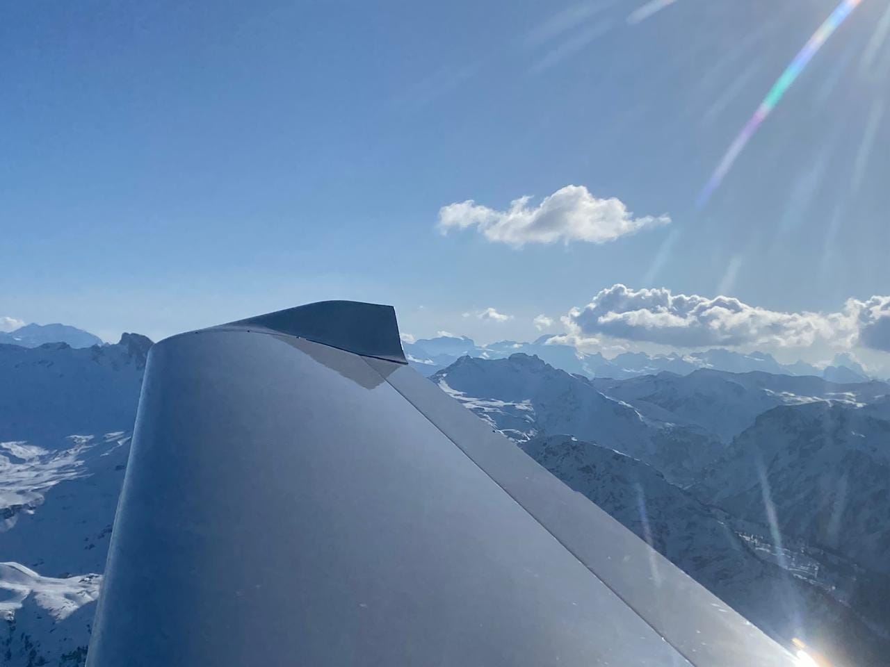 Over the Säntis region