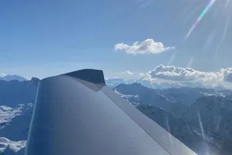 Over the Säntis region