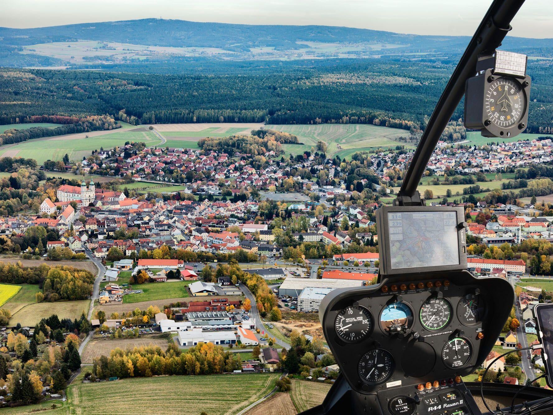 Atemberaubender Helikopter - Rundflug im Bäderdreieck