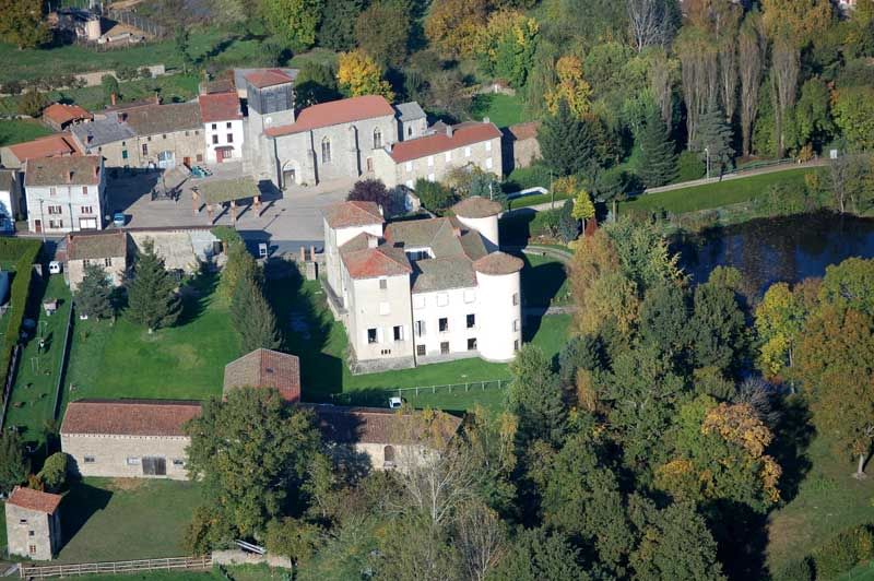 Survol de la Toscane d'Auvergne depuis Ambert