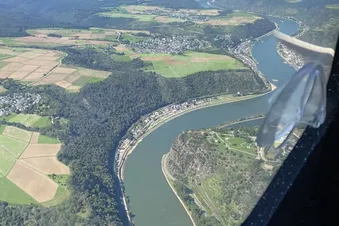 Der Rhein von oben
