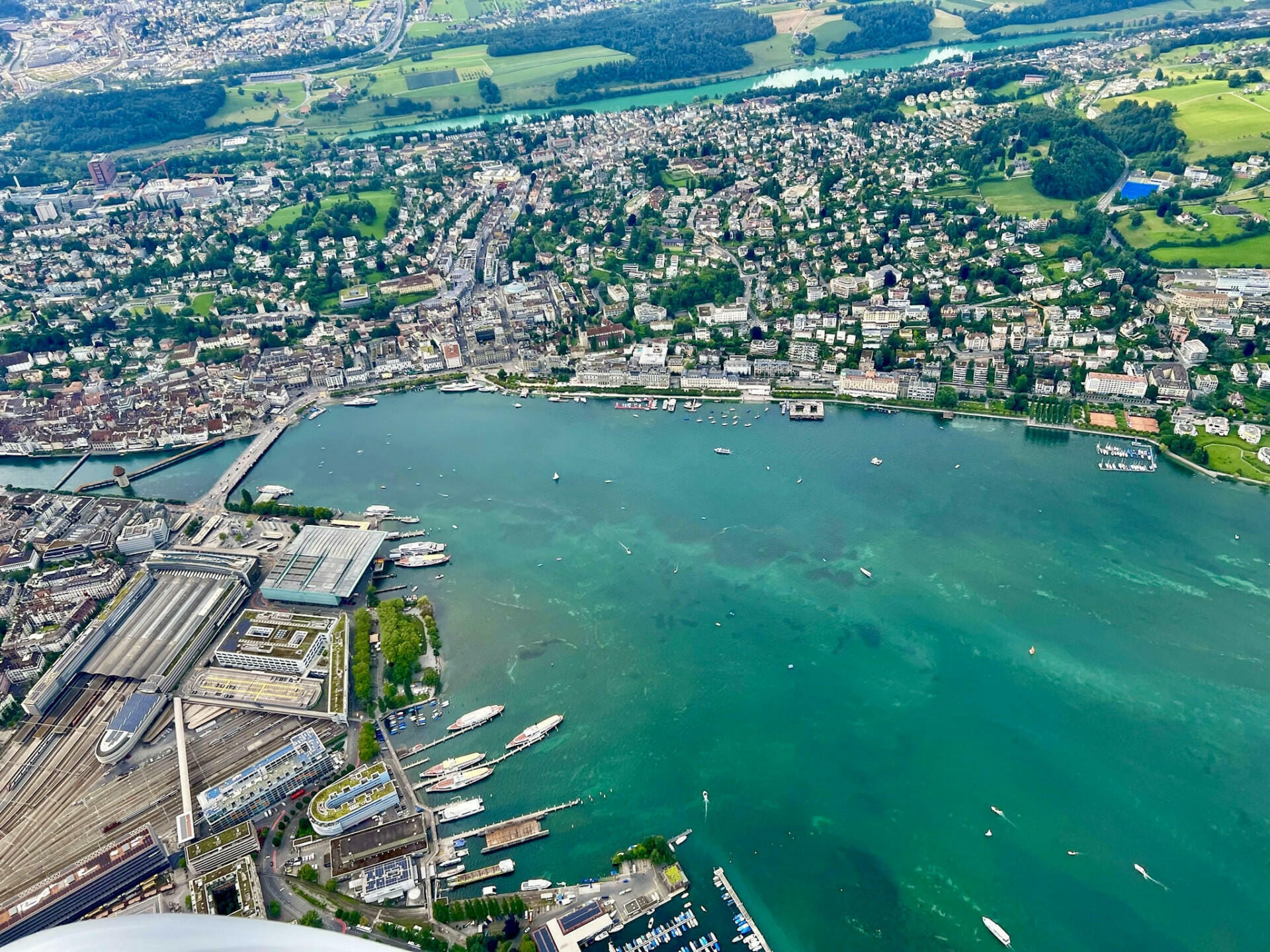 Sicht auf die Stadt Luzern