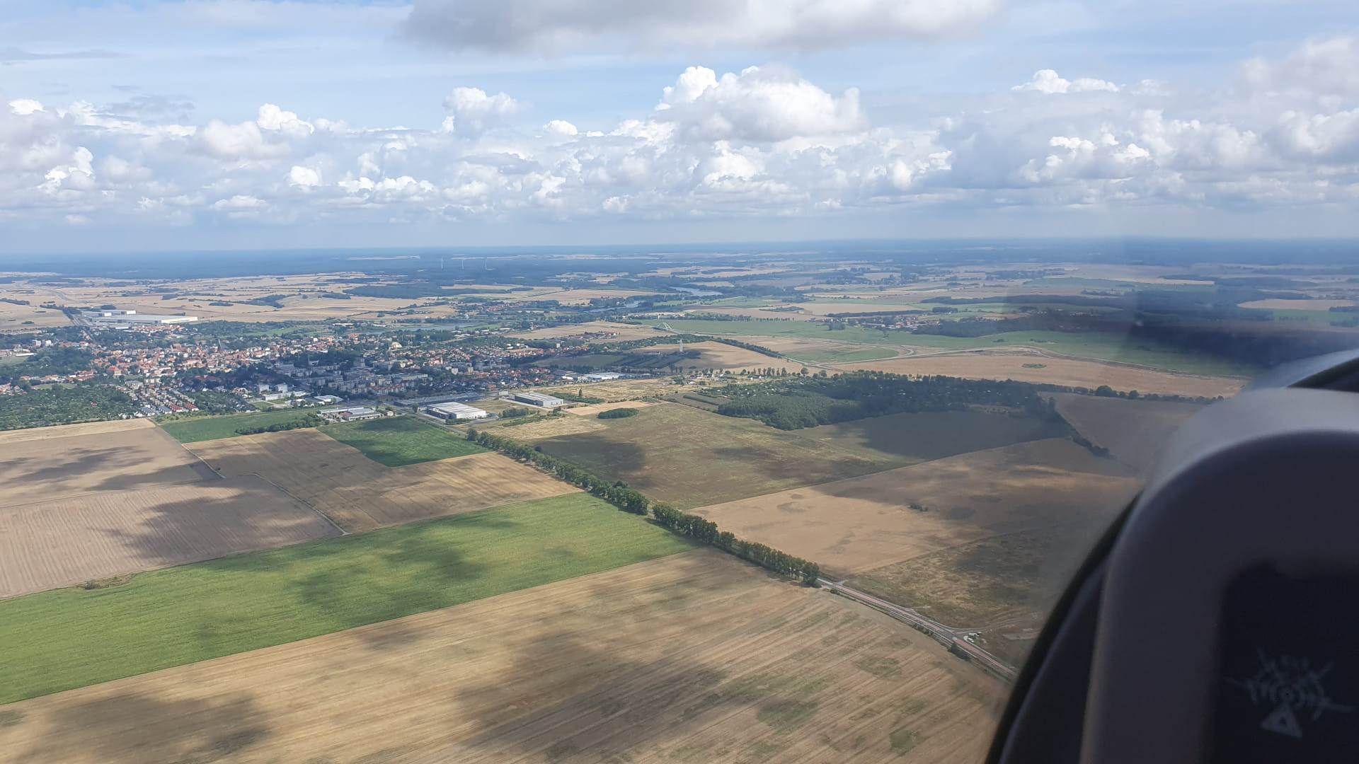 viele km weite Sicht