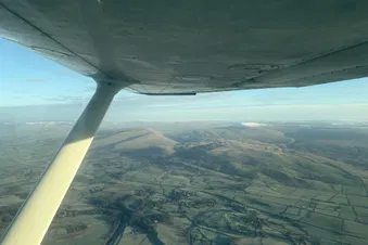 View over Forest of Bowland and Yorkshire Dales