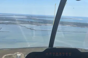 La camargue en helicoptere