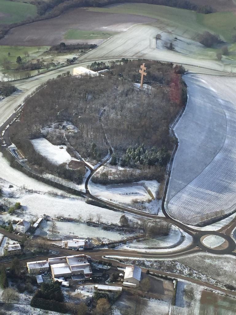 Colombey les Deux Eglises en hiver